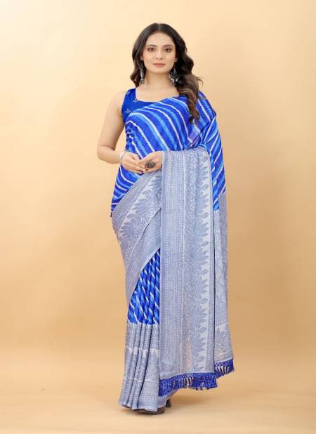 Monalisha 59 Fancy Designer Ethnic Wear Printed Chiffon Saree Collection